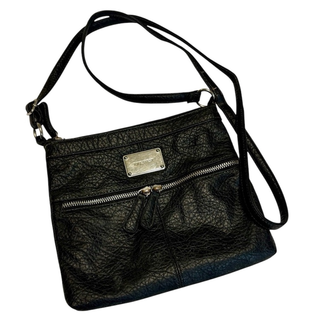Nine West Black Small Crossbody Purse EUC